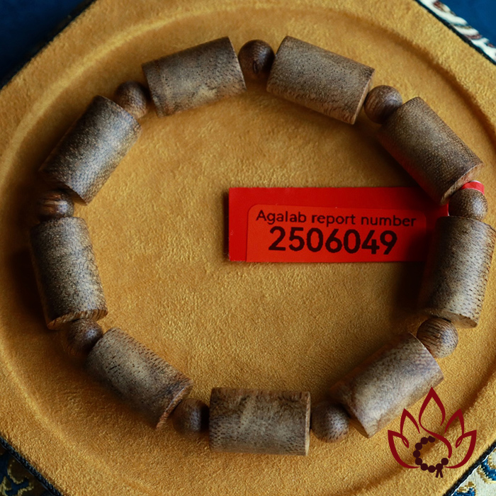 Vòng Trầm Hương Trụ Trúc | 10 Ly | Trầm Tốc Kiến Tự Nhiên